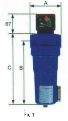 Replacement of Hankison XF Series High-efficient Compressed