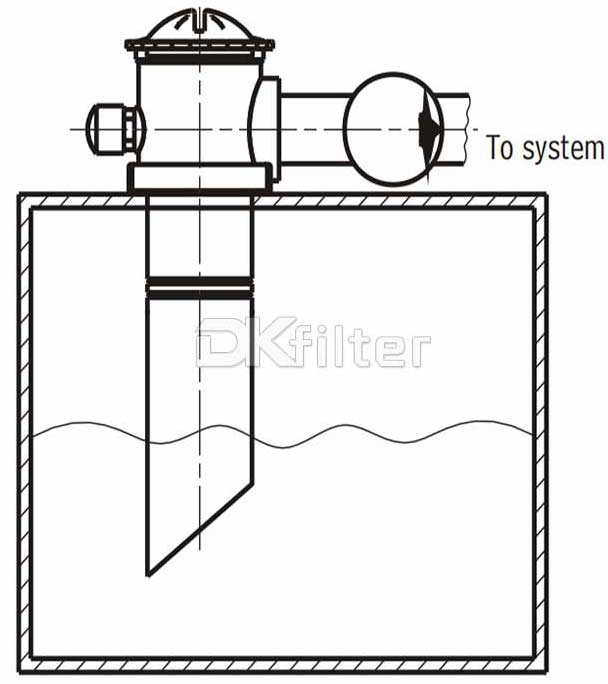 TFA-160 x 80LC Leemin Suction Filter Housing Equivalent