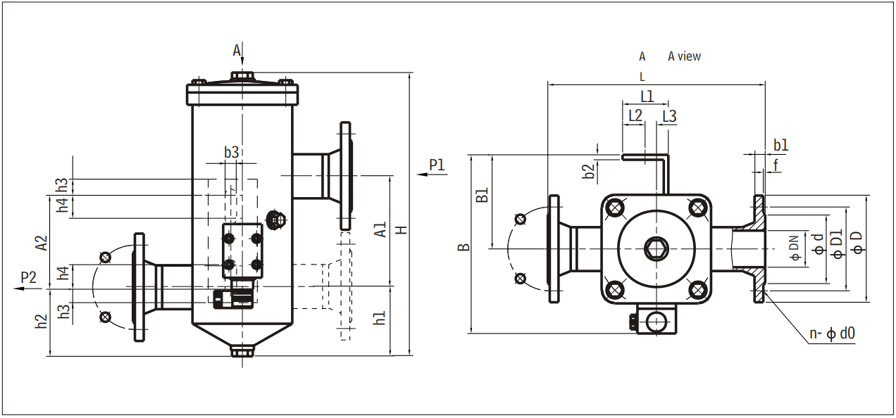 RLF-500 * 20P Leemin RLF Series Return Line Filter Housing