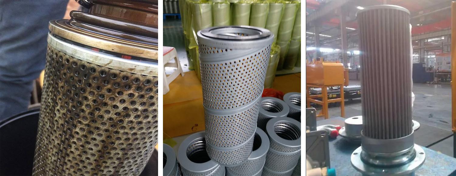 Identify the quality of hydraulic oil filter element