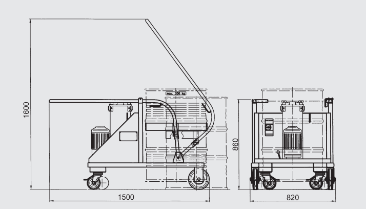 FT5 Series HYDAC Barrel Transportation and Filtration Trolley